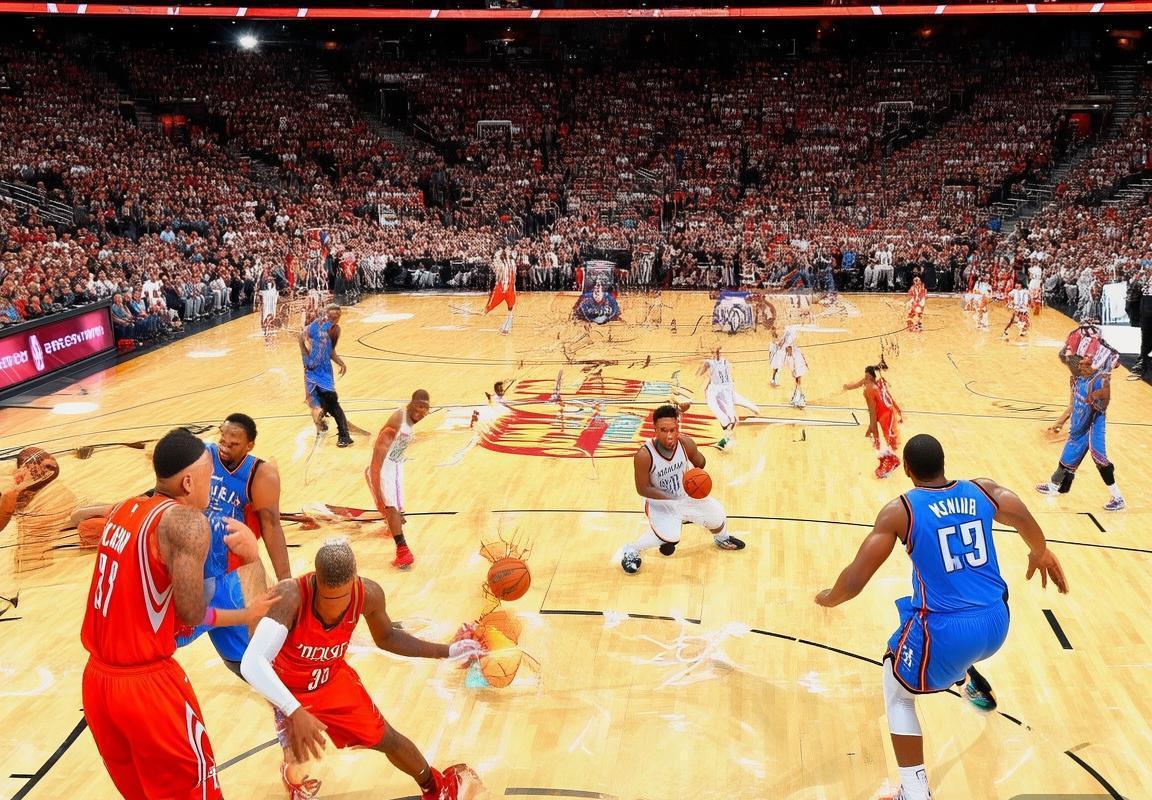 2017NBA季后赛：火箭对雷霆巅峰对决，哈登威少双星闪耀